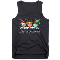 Christmas Volleyball Ball Santa Hat Funny Sport Xmas Tank Top