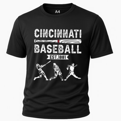 Cincinnati Vintage Baseball Lover Performance Shirt