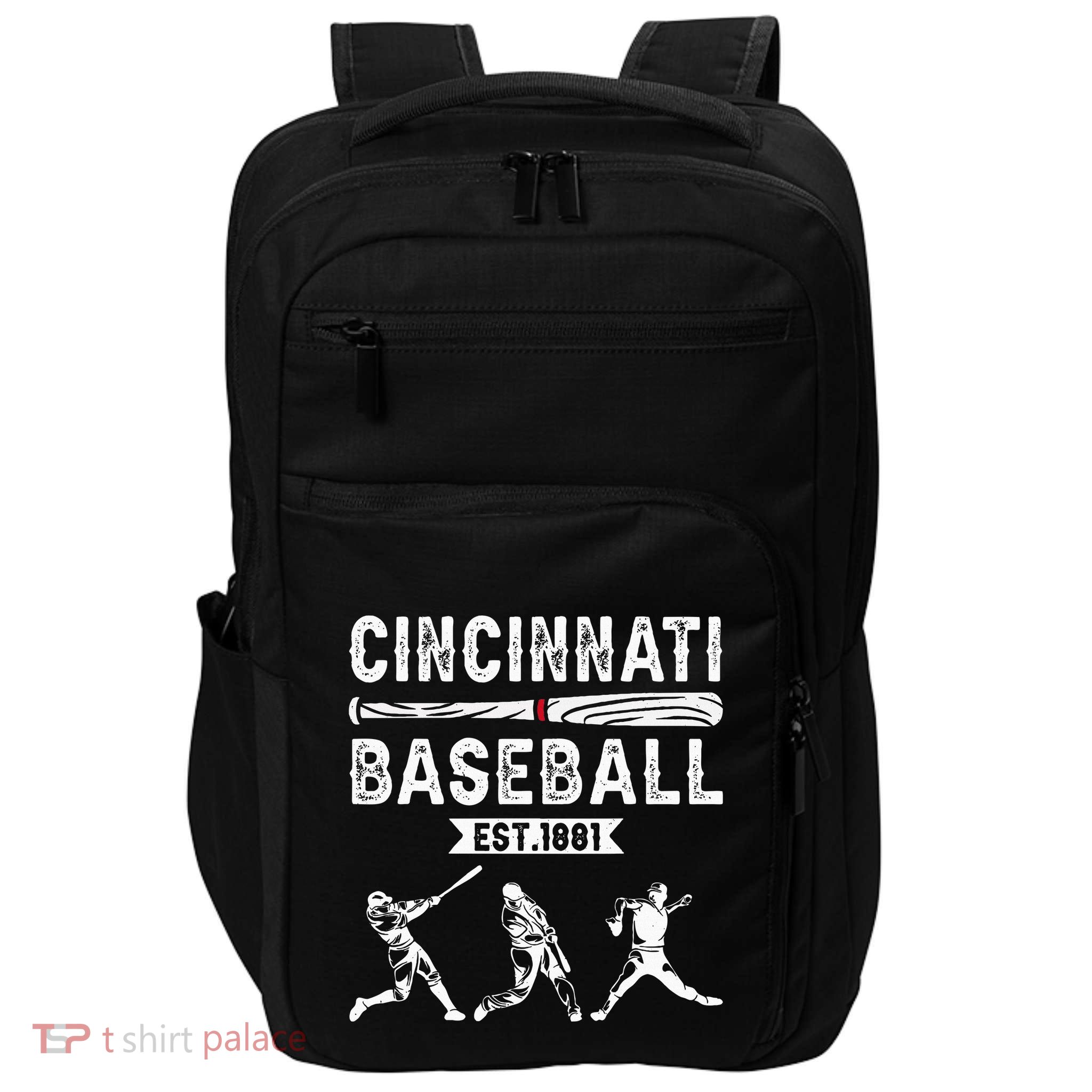 Cincinnati Vintage Baseball Lover Impact Tech Backpack