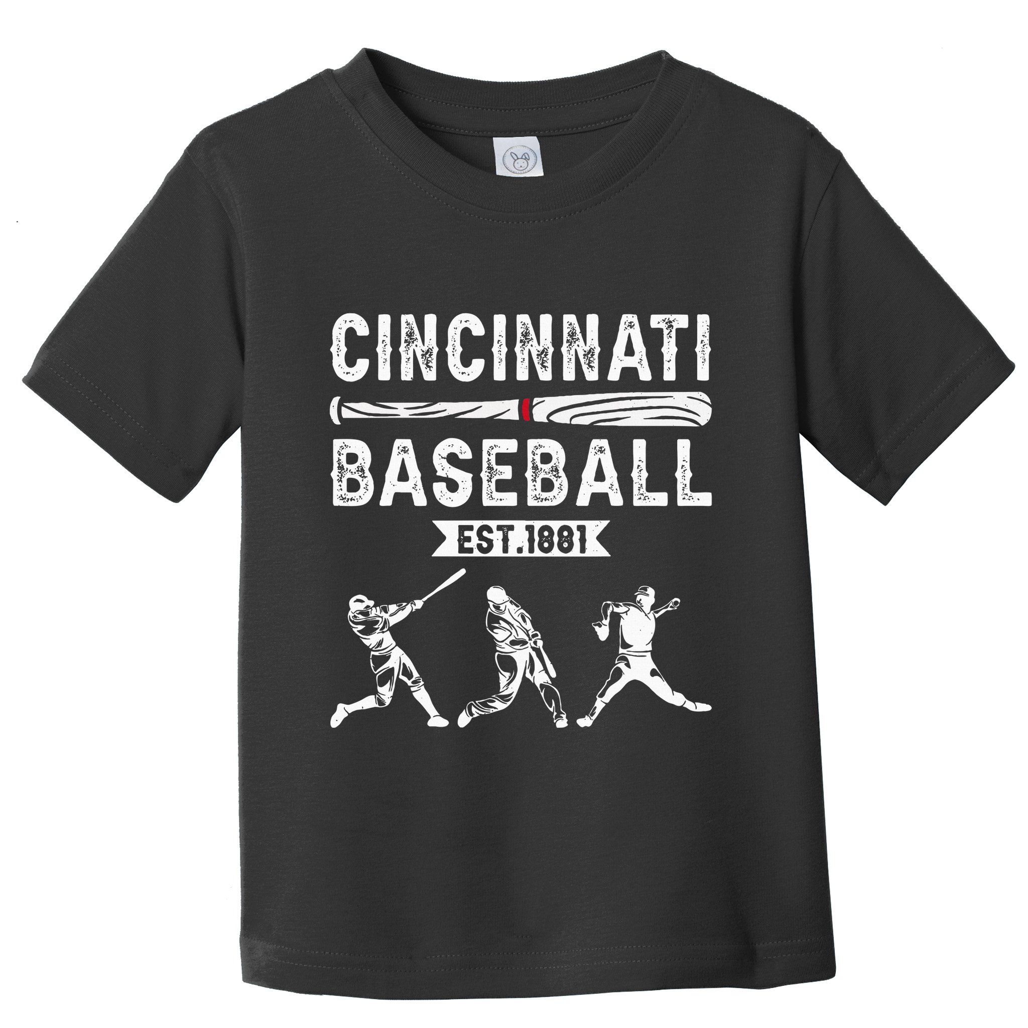 Cincinnati Vintage Baseball Lover Toddler T-Shirt