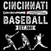 Cincinnati Vintage Baseball Lover Toddler T-Shirt