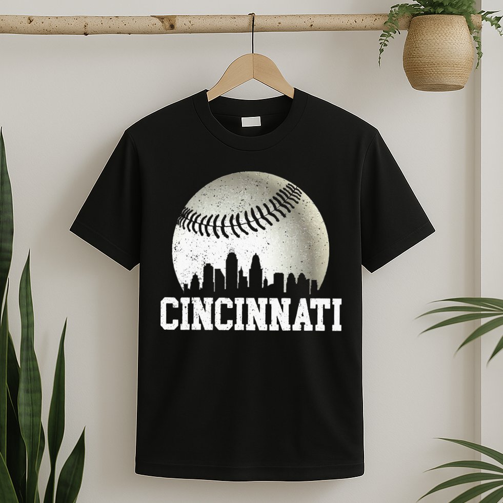 Cincinnati Vintage Baseball T-Shirt