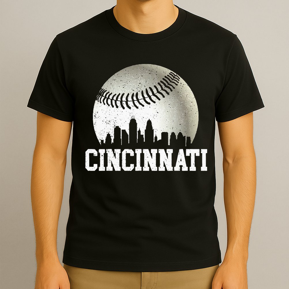 Cincinnati Vintage Baseball T-Shirt