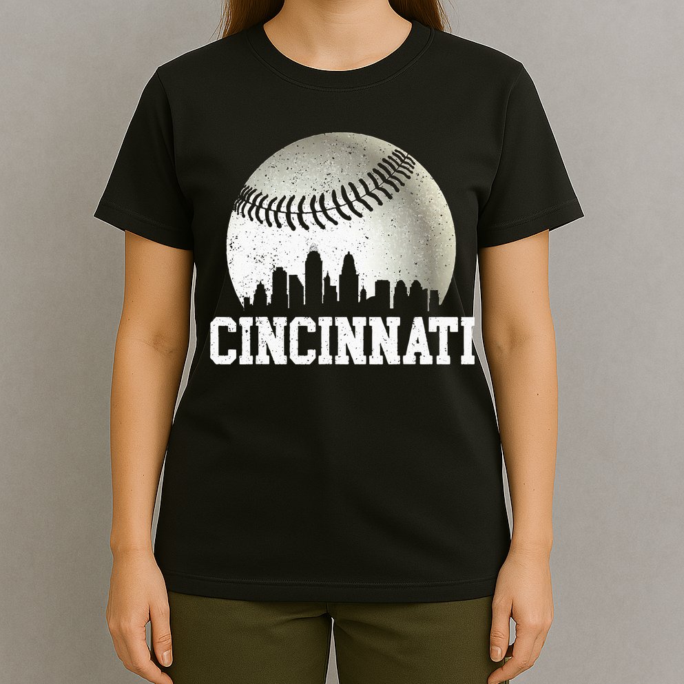 Cincinnati Vintage Baseball T-Shirt