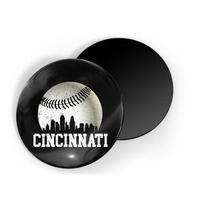 Cincinnati Vintage Baseball Magnet