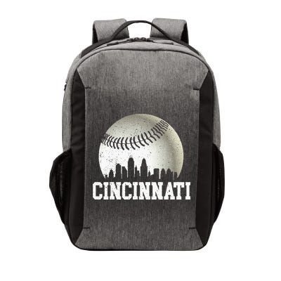 Cincinnati Vintage Baseball Vector Backpack