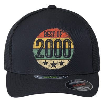 Circular Vintage Best of 2000 23 Year Old Gift 23rd Birthday Flexfit Unipanel Trucker Cap