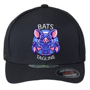 Cute Vampire Bats Flexfit Unipanel Trucker Cap