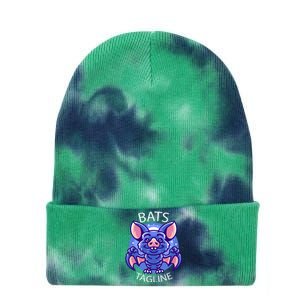 Cute Vampire Bats Tie Dye 12in Knit Beanie