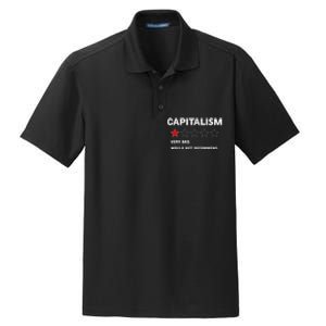 Capitalism Very Bad Would Not Recommend One Star Dry Zone Grid Polo