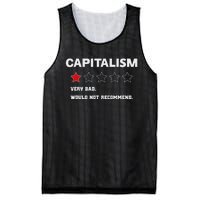 Capitalism Very Bad Would Not Recommend One Star Mesh Reversible Basketball Jersey Tank