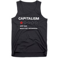 Capitalism Very Bad Would Not Recommend One Star Tank Top