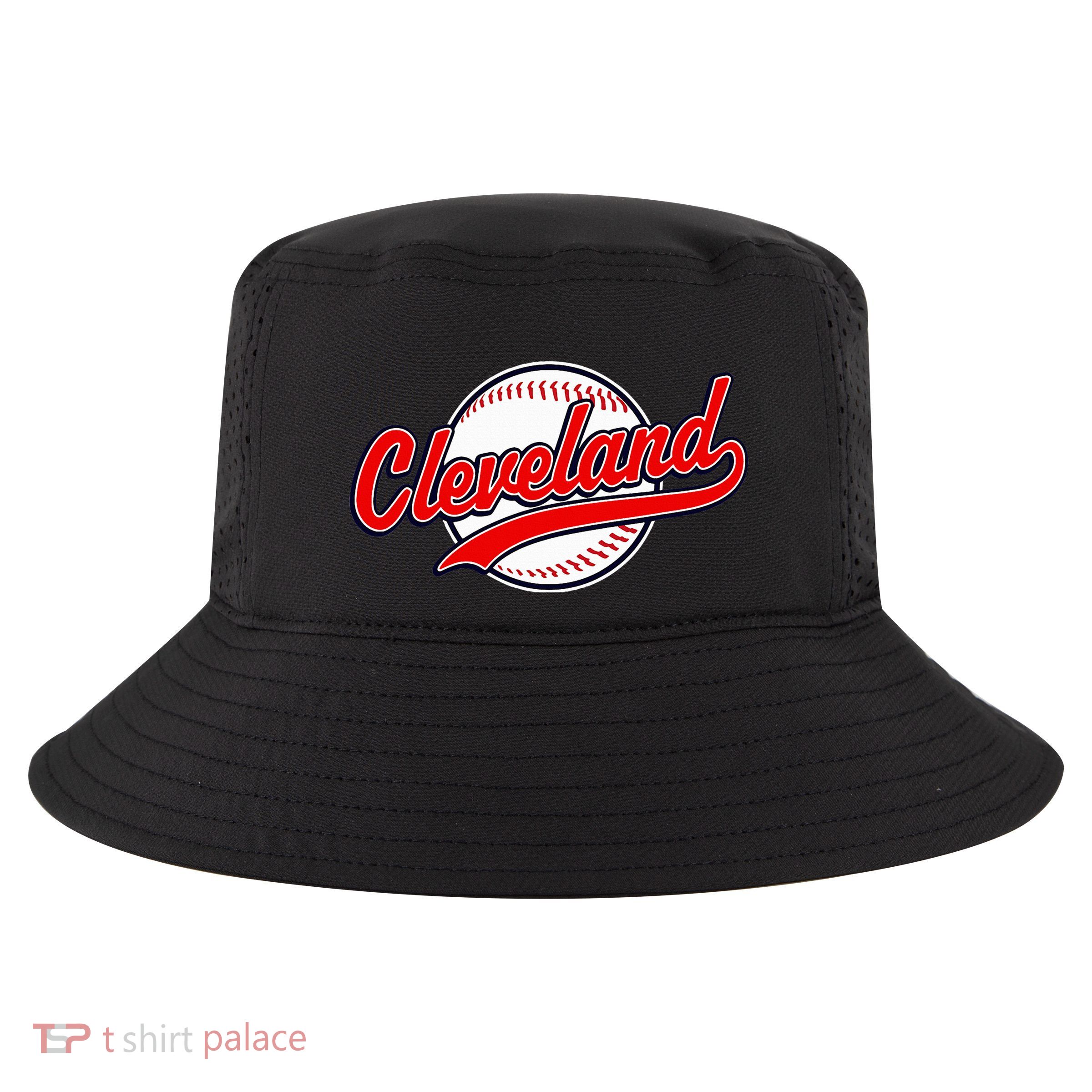 Cleveland Vintage Baseball Throwback Retro Design Cool Comfort Performance Bucket Hat