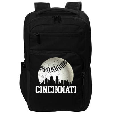 Cincinnati Vintage Baseball Distressed Impact Tech Backpack