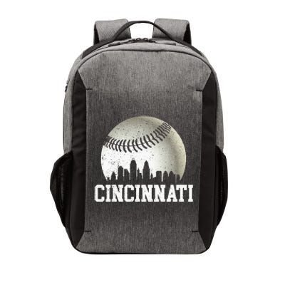 Cincinnati Vintage Baseball Distressed Vector Backpack