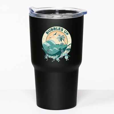 Cool Vintage Bubbles Up Shark Tumbler