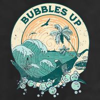 Cool Vintage Bubbles Up Shark Tumbler