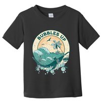 Cool Vintage Bubbles Up Shark Toddler T-Shirt