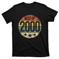 Circular Vintage Best of 2000 23 Year Old Gift 23rd Birthday T-Shirt