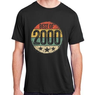 Circular Vintage Best of 2000 23 Year Old Gift 23rd Birthday Adult ChromaSoft Performance T-Shirt