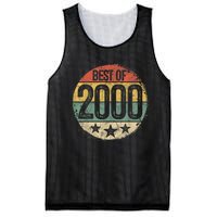 Circular Vintage Best of 2000 23 Year Old Gift 23rd Birthday Mesh Reversible Basketball Jersey Tank