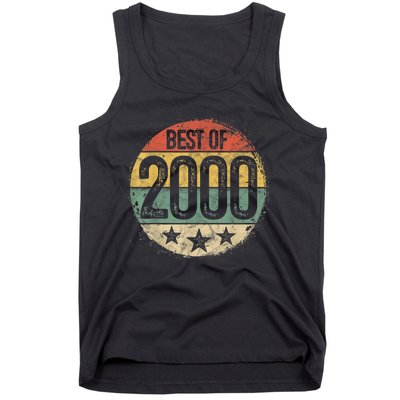 Circular Vintage Best of 2000 23 Year Old Gift 23rd Birthday Tank Top