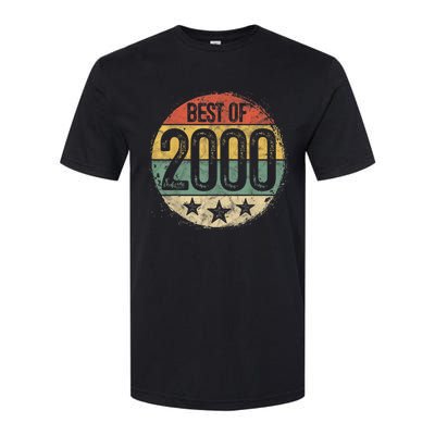 Circular Vintage Best of 2000 23 Year Old Gift 23rd Birthday Softstyle CVC T-Shirt