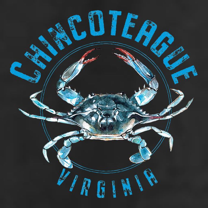 Chincoteague Virginia Blue Crab Design Adult Drive Performance Visor