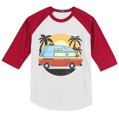 Camper Van Kids Colorblock Raglan Jersey