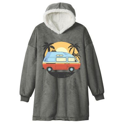 Camper Van Hooded Wearable Blanket