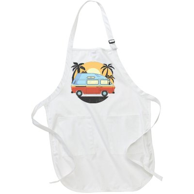 Camper Van Full-Length Apron With Pockets