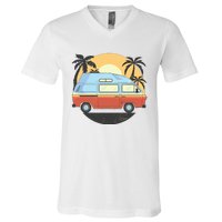 Camper Van V-Neck T-Shirt