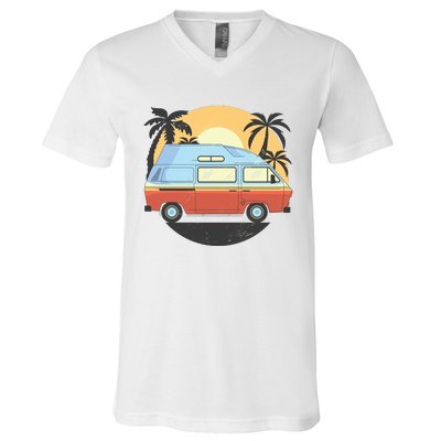 Camper Van V-Neck T-Shirt