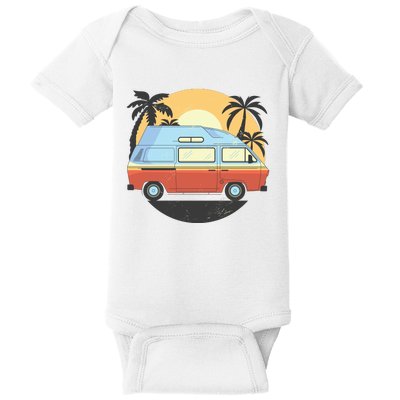 Camper Van Baby Bodysuit