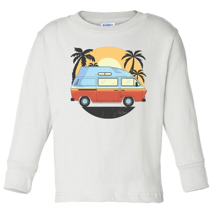 Camper Van Toddler Long Sleeve Shirt