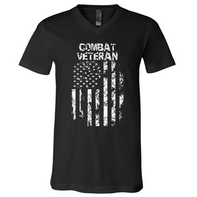 Combat Veteran V-Neck T-Shirt