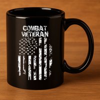 Combat Veteran 11oz C Handle Ceramic Mug