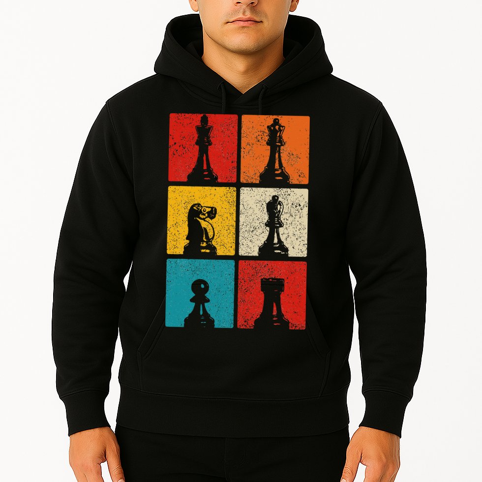 Chess Vintage Chess Master Club Chess Player Hoodie