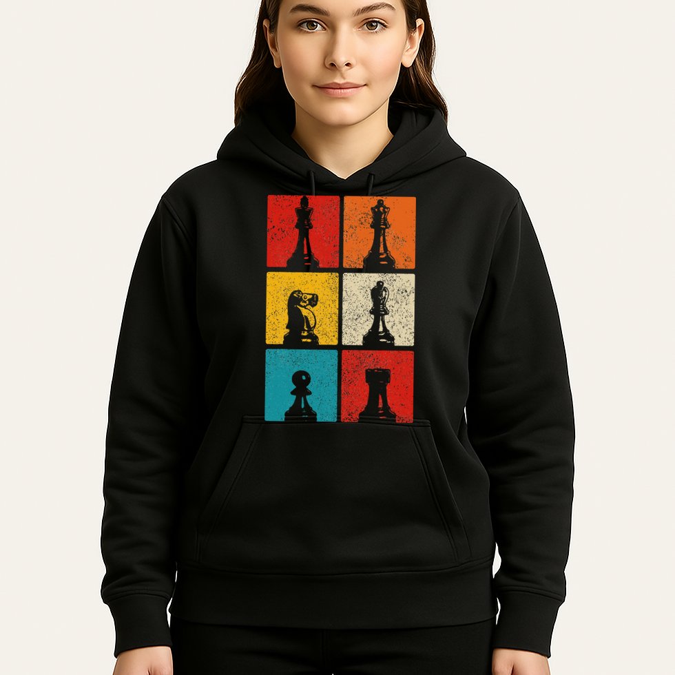 Chess Vintage Chess Master Club Chess Player Hoodie