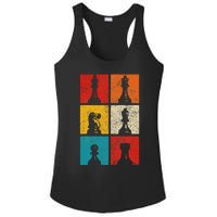 Chess Vintage Chess Master Club Chess Player Ladies PosiCharge Competitor Racerback Tank