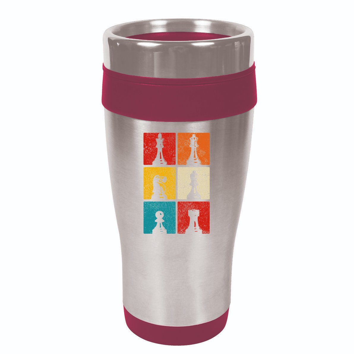 Chess Vintage Chess Master Club Chess Player 16oz Travel Tumbler