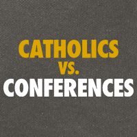 Catholics Vs Conferences Cotton Canvas Backpack