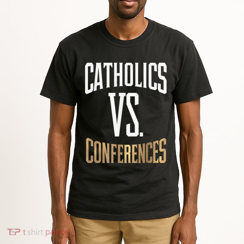 Catholics Vs Conferences Vintage Retro Style Tall T-Shirt