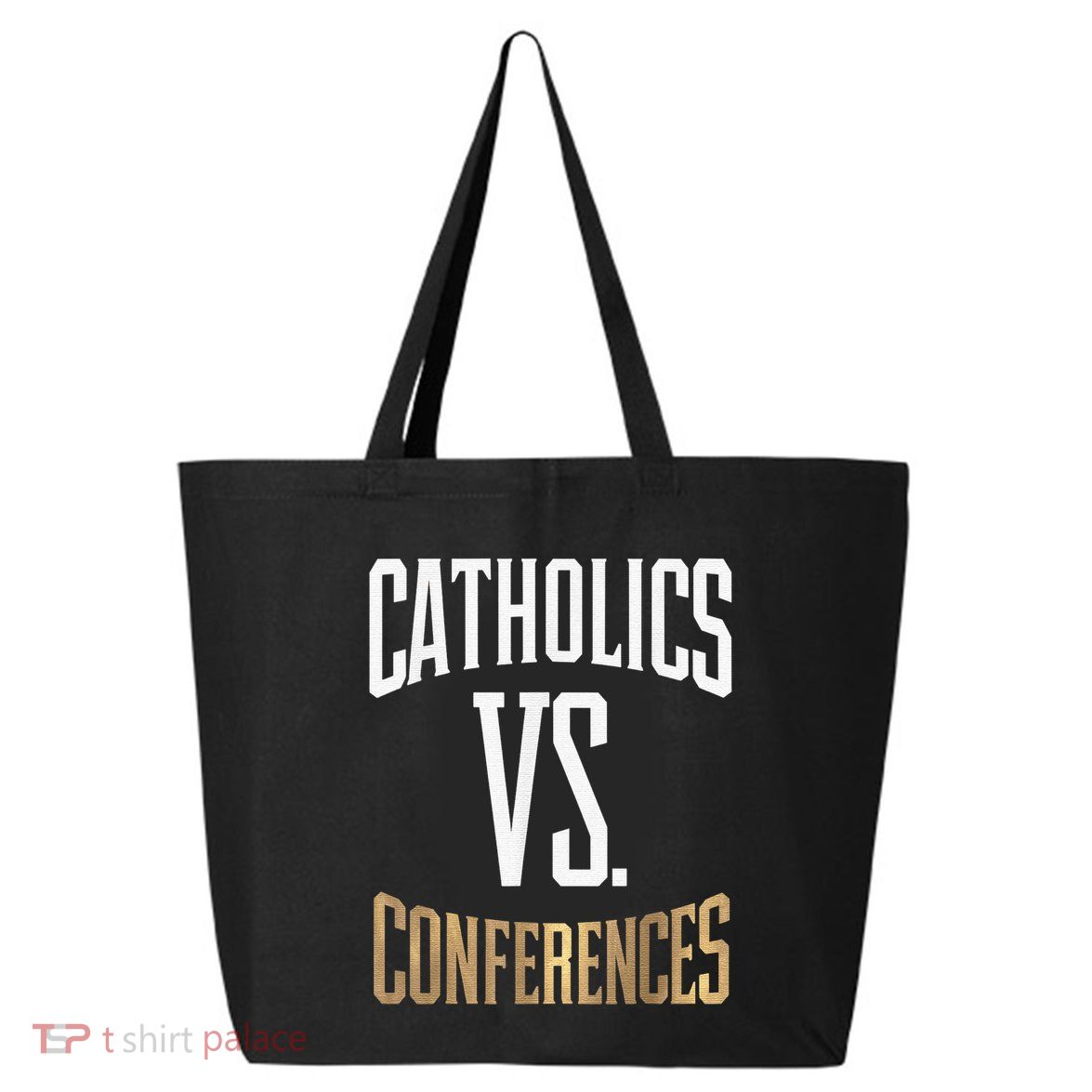 Catholics Vs Conferences Vintage Retro Style 25L Jumbo Tote