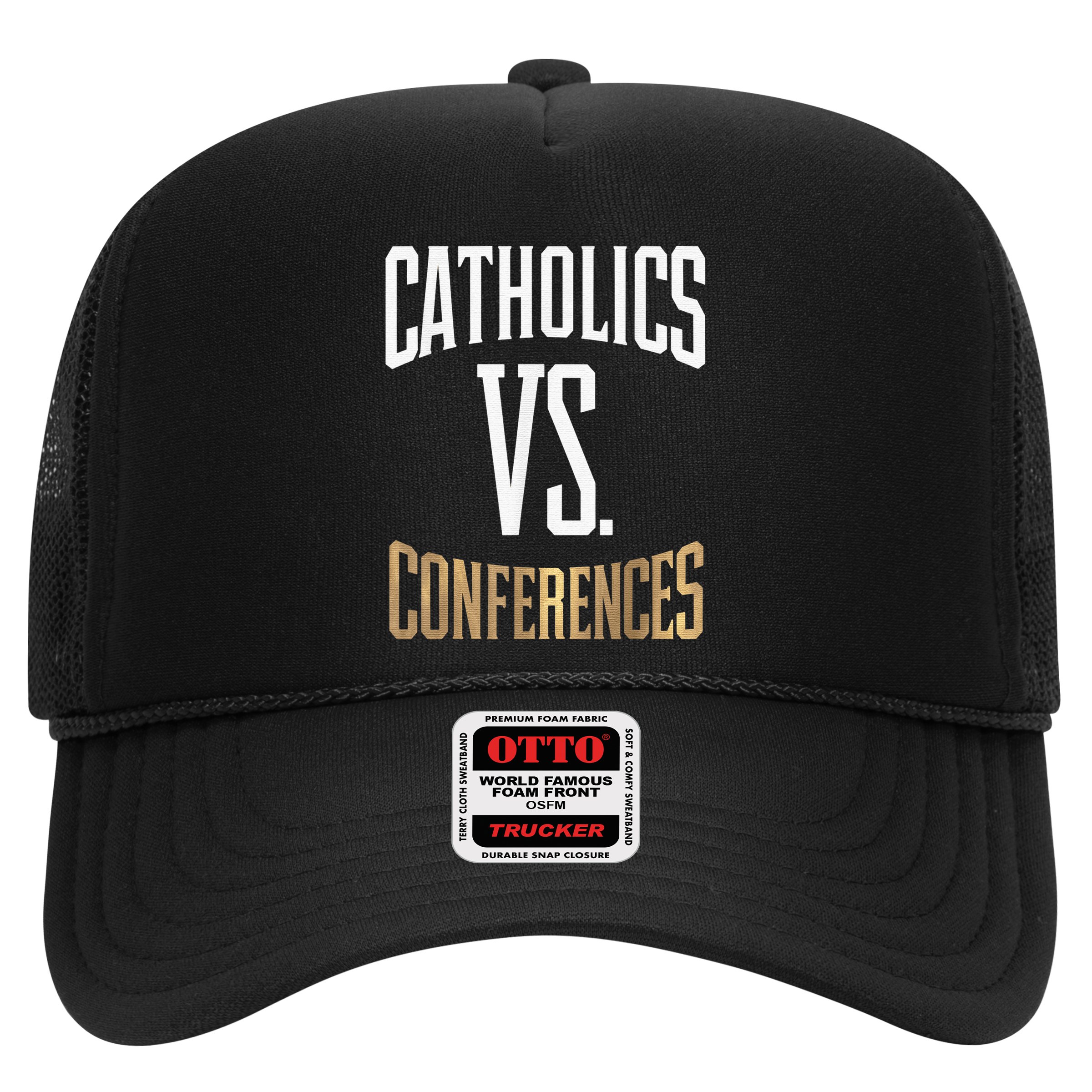 Catholics Vs Conferences Vintage Retro Style Hat