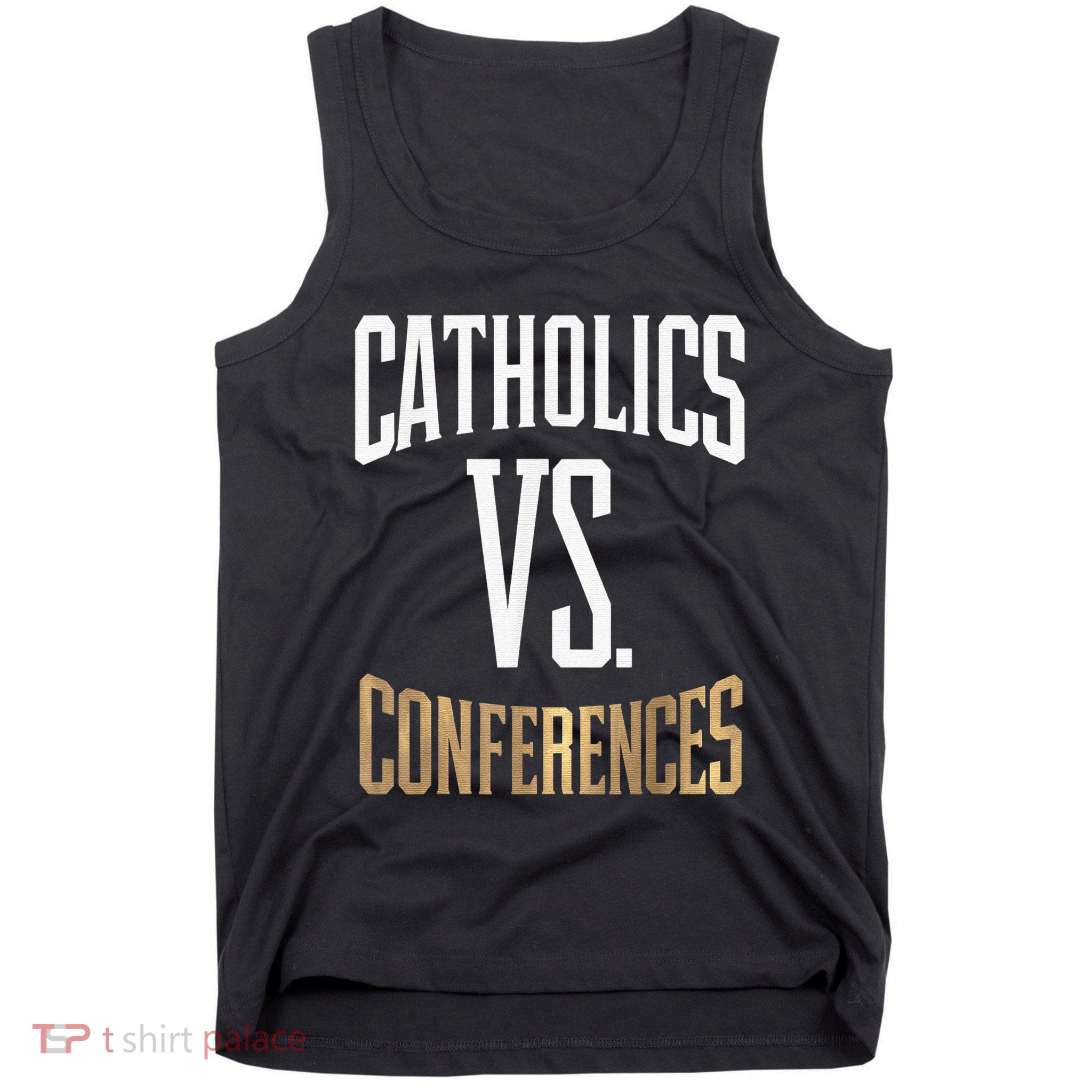 Catholics Vs Conferences Vintage Retro Style Tank Top