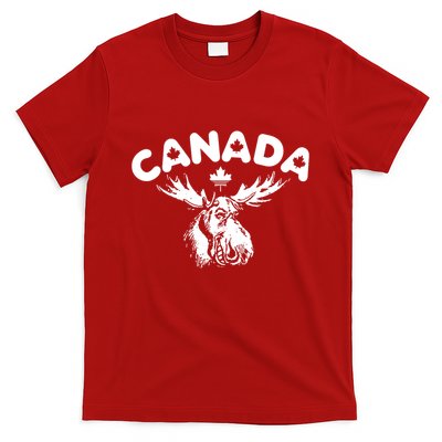 Canada Vintage Canada Flag Canadian Moose T-Shirt