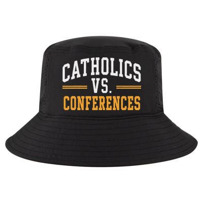 Catholics Vs Conferences Vintage Retro Style Cool Comfort Performance Bucket Hat