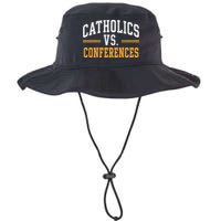 Catholics Vs Conferences Vintage Retro Style Bucket Hat