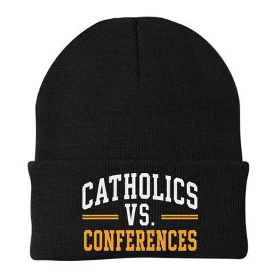 Catholics Vs Conferences Vintage Retro Style Beanie